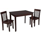 KidKraft Avalon Table II & 2 Chairs Set, Espresso