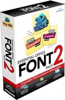 Essential Office Font Pack 2