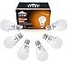 Leson A19 LED Light Bulb E26/E27 Base 9W, Equivalent To 75 Watt Incandescent Bulbs, 1100lm Soft/Warm White 2700k (6 Pack)
