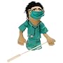 Melissa & Doug Deluxe Surgeon Puppet