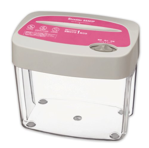 アスカ Asmix 電動シュレッダー SS503 A4縦二つ折りx1枚 ACアダプター付属 SS503P