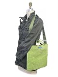 V2SL RINGO Chenille'07 of Vela TESAGE tote bags, Style 2S, Cotton Chenille, Shoulder bags with Drawstring Closure Top