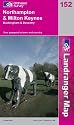 Northampton and Milton Keynes, Buckingham and Daventry (Landranger Maps) (OS Landranger Map)