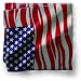 Modern Wavy American Flag Bandana