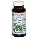 Nature's Herbs Black Walnut Hulls, 490 mg, Capsules , 100 capsules (Pack of 4)