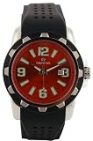 Stainless Steel Landmaster Brown Dial Rubber Strap