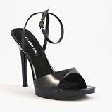 5 Inch Sexy Open Toe Shoe High Heel Shoe Mini Platform Shoe White Patent