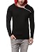 Gritstones Black/Red Full Sleeve Hooded T Shirt GSFSHDZIP1291BLKRD RS.485.00