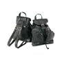 Maxam�Italian MosaicTM Design Genuine Lambskin Leather Backpack/Purse