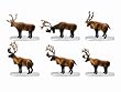 Lionel Polar Express Caribou Animal Pack