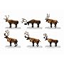 Lionel Polar Express Caribou Animal Pack