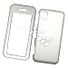 Samsung Instinct M800 Snap On Protector Hard Case Solid Cover Pearl White