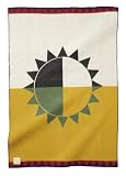 Faribault Mills Four Directions 100% Virgin Wool Jacquard Throw