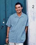 Cubavera Men's Traditional Guayabera Shirt with Pockets. CM176
