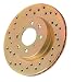 Power Stop JBR522L Cross Drilled Performance Brake Rotor - Left