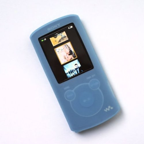 Silikonhülle für Sony Walkman NWZ-E463 E464 blau 