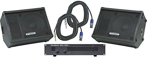 Kustom PA KPC15M / Phonic MAX 1000 Spkr &amp; Amp Package