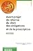 Avant-projet de réforme du droit des obligations et de la presciption Avant-projet de réforme du droit des obligations et de la presciption