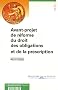 Avant-projet de r�forme du droit des obligations et de la prescription