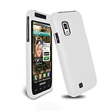 Ivory White Protector Case Snap On Hard Cover for Samsung Fascinate i500 (G ....