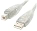 StarTech.com 15 ft. Transparent USB 2.0 Cable A-B M/M