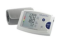 LifeSource UA-787EJ Quick Response Auto Inflate Blood Pressure Monitor with Easy-Fit Cuff, Pressure Rating Indicator and AC Adapter