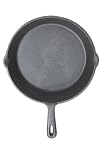 Clearview Deluxe Cast Iron Grill Pan Round Plain 24cm