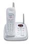 Uniden EXAI7250 2.4 GHz Analog Cordless Phone with Digital Answering System (White)
