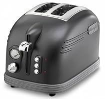 De'Longhi CTM2023 Toaster, 2 Slice (Metropolis Grey Finish)
