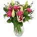 Roses and Lilies Flower Bouquet FREE Delivery FRES