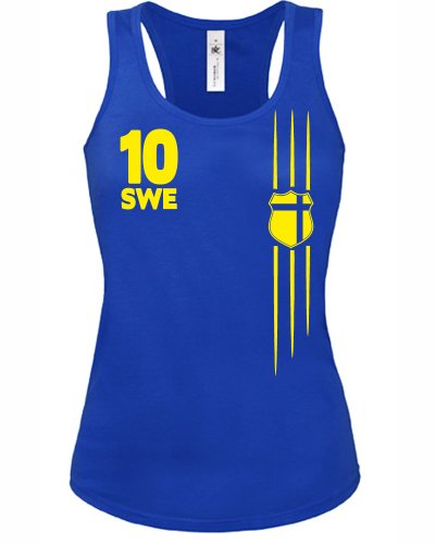 FUSSBALL WM 2014 – SCHWEDEN FANSHIRT 3297(TT-F-B) Gr. XL