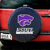 Kansas State Wildcats NCAA Licensed Black Tire Cover