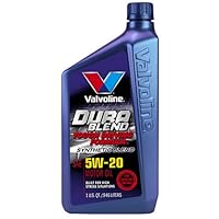 Valvoline VV317  DuraBlend SAE 5w-20 Motor Oil, Pack of Six 1 Quart Bottles