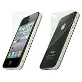 Powersupport Combo Film Set for iPhone 4G 60-102123101 (1 Crystal front + 1 Anti-Glare Front + 1 Crystal Back)