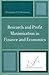Book Research and Profit Maximization in Finance and Economics