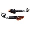 Blinker PEAK, Carbonlook, Glas gelb, lang, Paar