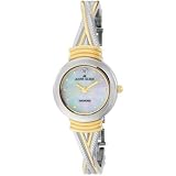 AK Anne Klein Women's 109069MPTT Diamond Accented Round Two-Tone  