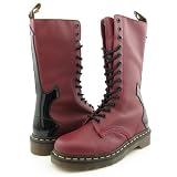 DR DOC MARTENS Rocker Boots Ankle Band Hero Shoes Burgundy Ladies by Dr. Martens