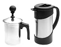 Thermos Nissan 1.1-Quart Insulated Stainless-Steel Coffee Press with Cappuccino Creamer