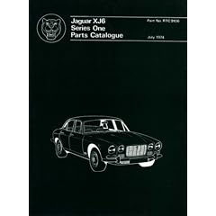 Jaguar XJ6 Series 1 Parts Catalogue (Official Parts Catalogue)