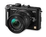 Panasonic Lumix DMC GF1 Systemkamera (12 Megapixel, 7,6 cm Display, HD Video, LiveView, Bildstabilisator) inkl. 14 45mm Objektiv mattschwarz Systemkamera
