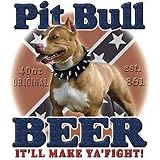 Redneck-Pit Bull Beer Adult T-Shirt