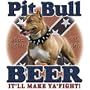 Redneck-Pit Bull Beer Adult T-Shirt