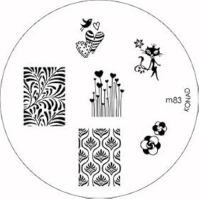 Pochoirs pour le Kit Nail Art M 83