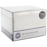 Wilton 100-Pack Basic Thank You Cards