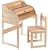 Craftsman Roll Top Desk & Chair