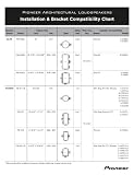 Pioneer PB-IC1-LR 294mm In-Ceiling Bracket for 10.18-Inch Speakers (Pair)