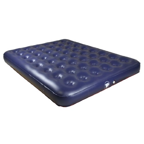 10T Velo King Lit pour 2 personnes matelas gonflable Rouge/Bleu 198 x 150 x 26 cm