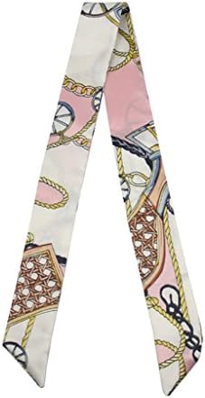 Balani Bag Twilly Handbag Handle Ribbon Scarf Package Silk Fashion Hair Head Band Package of 2