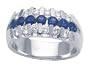 1.35 cttw Karina B(tm) Genuine Sapphire Band LIFETIME WARRANTY